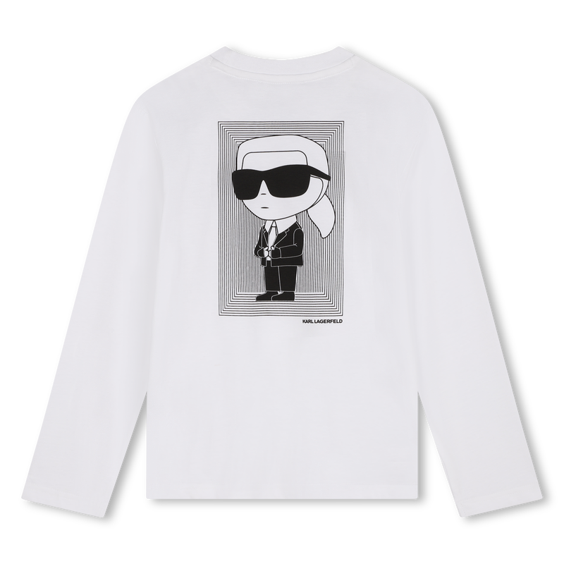 T-shirt  manches longues KARL LAGERFELD KIDS 
                    GARCON