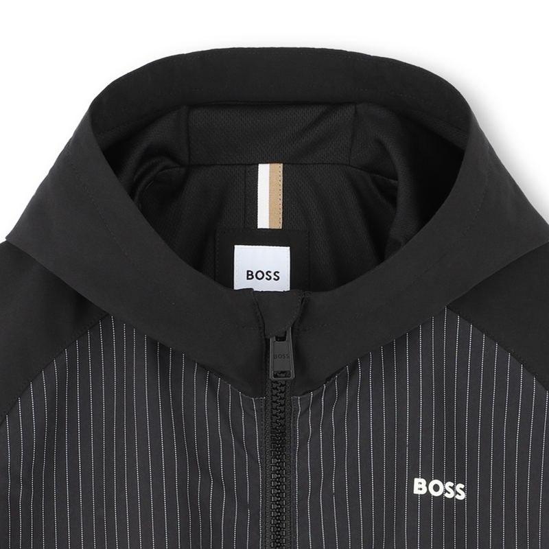 Coupe-vent zippé à capuche BOSS 
                    GARCON