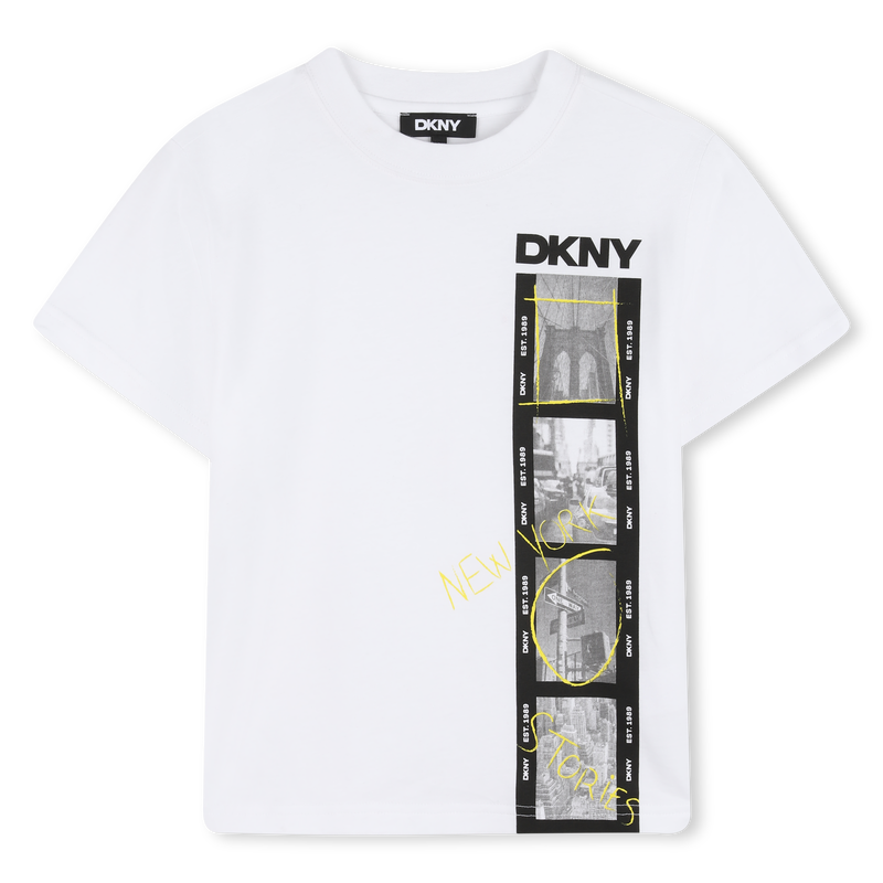 TEE-SHIRT MANCHES COURTES DKNY 
                        GARCON