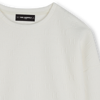 Sweat-shirt &agrave; manches longues KARL LAGERFELD KIDS 
                    FILLE