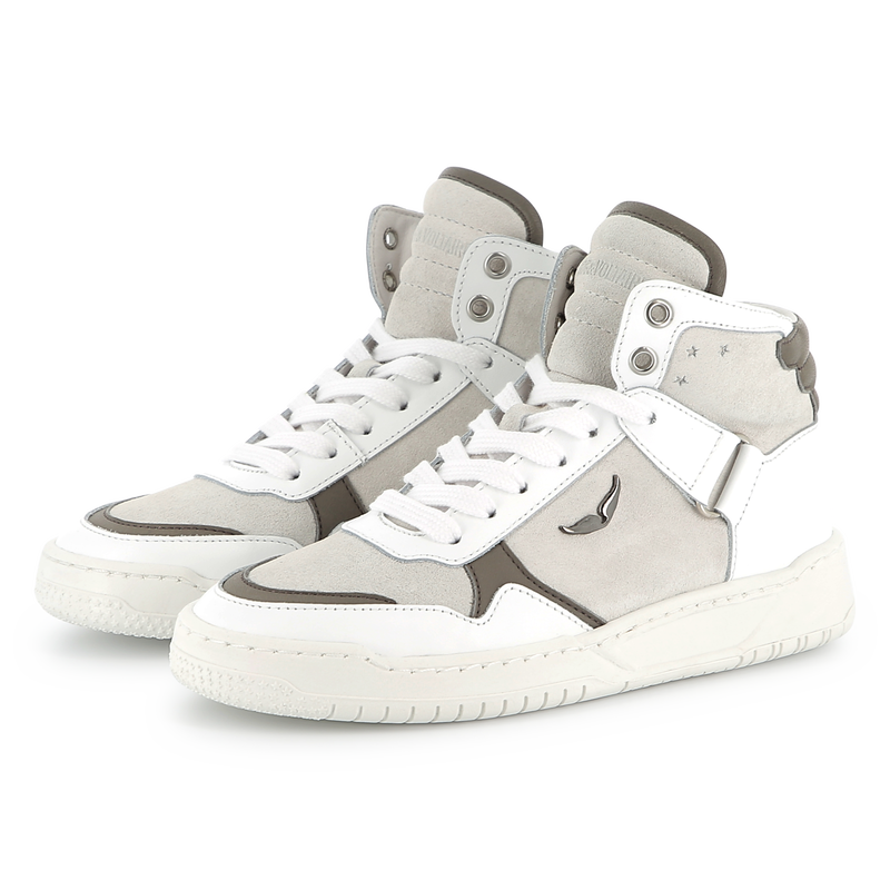 Baskets en cuir de vachette à lacets ZADIG & VOLTAIRE 
                    UNISEXE