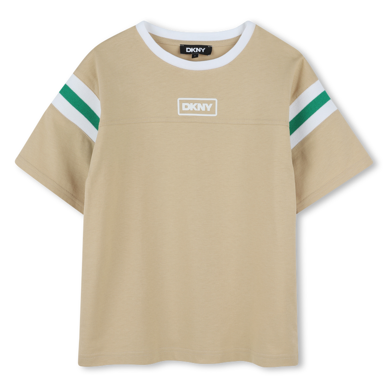 T-shirt illustration en relief DKNY 
                    GARCON