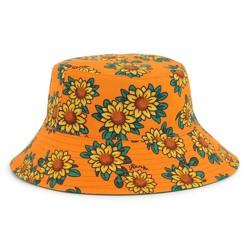 Bob réversible en coton KENZO KIDS 
                    UNISEXE