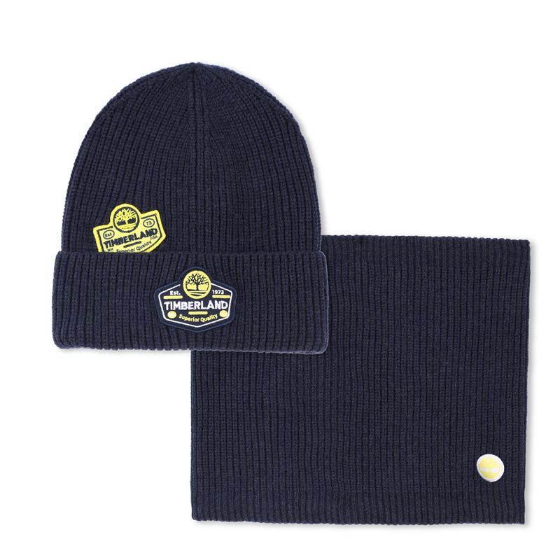 Tour de cou et bonnet assortis TIMBERLAND 
                        GARCON