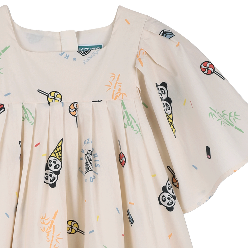 ROBE EN POPELINE KENZO KIDS 
                        FILLE