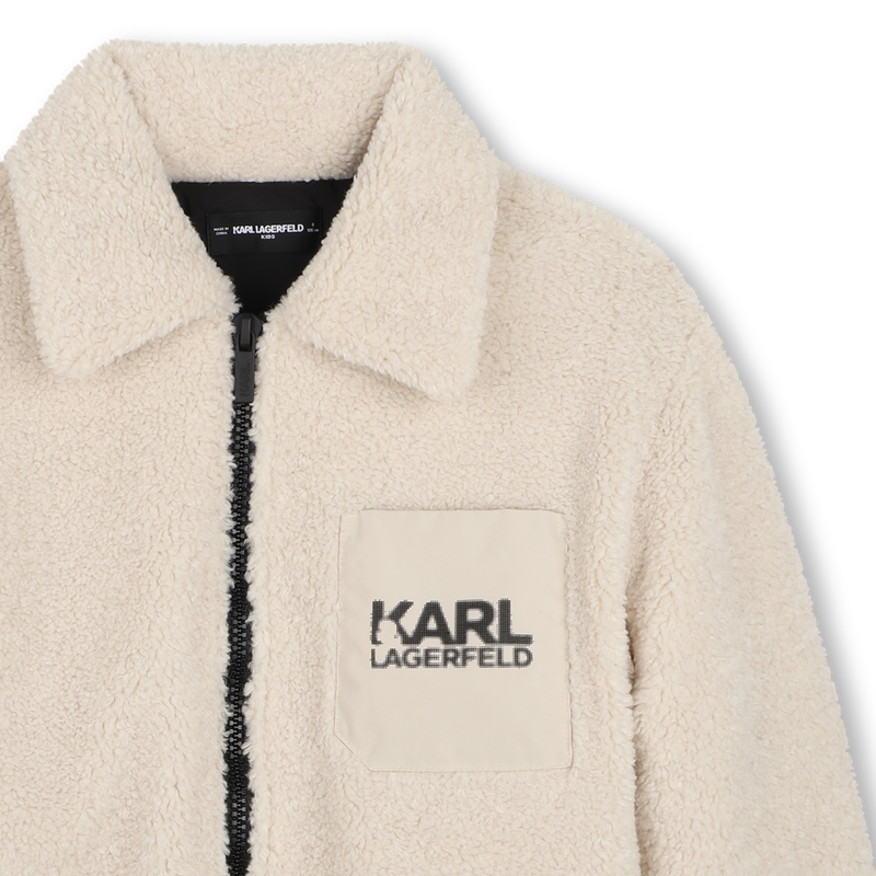 Blouson en sherpa KARL LAGERFELD KIDS 
                        GARCON