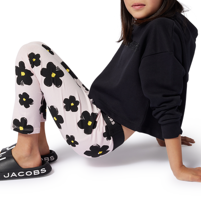 Sweat-shirt court molletonn&eacute; MARC JACOBS FILLE