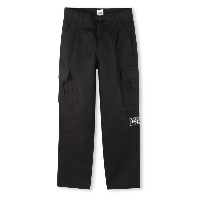 Pantalon cargo &agrave; pinces BOSS 
                        GARCON