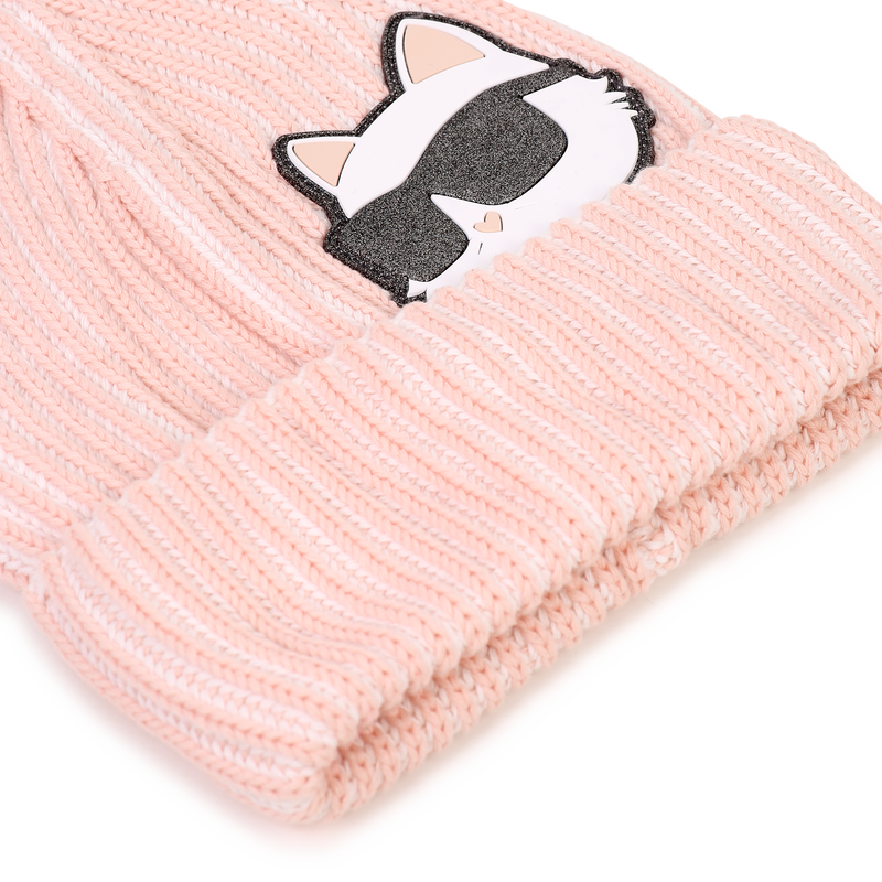 Bonnet en tricot KARL LAGERFELD KIDS 
                        FILLE