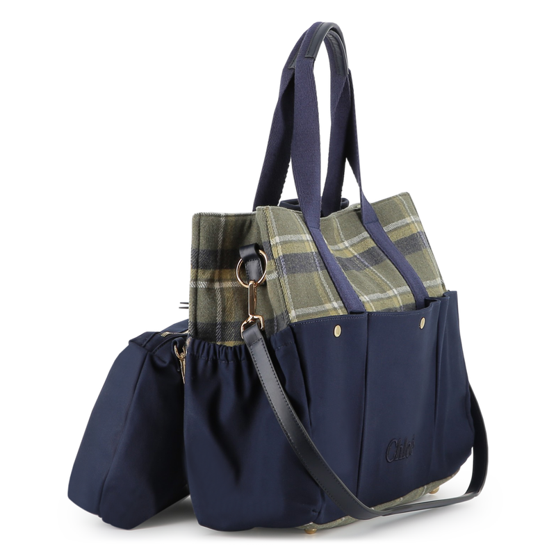 Sac à langer bi-matière CHLOE 
                        FILLE