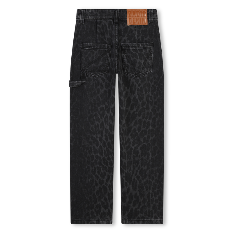 Jean &agrave; taille haute ajustable ZADIG VOLTAIRE 
                        FILLE