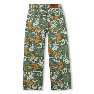 Pantalon coupe droite KENZO KIDS GARCON