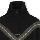 Pull avec col zipp&eacute; montant Hugo 
                    GARCON