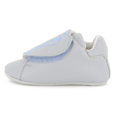 Chaussons bébé en cuir de vache KENZO KIDS UNISEXE