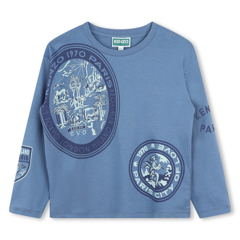 T-shirt avec imprimés KENZO KIDS 
                    GARCON