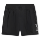 Short en coton &agrave; strass DKNY 
                    FILLE