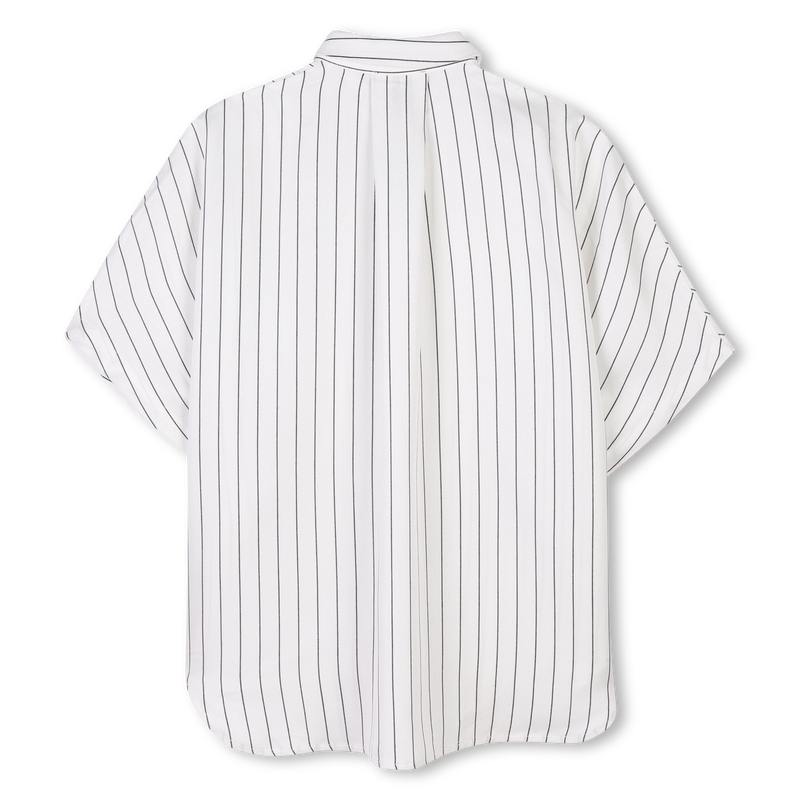 Chemise longue fluide ray&eacute;e DKNY 
                        FILLE