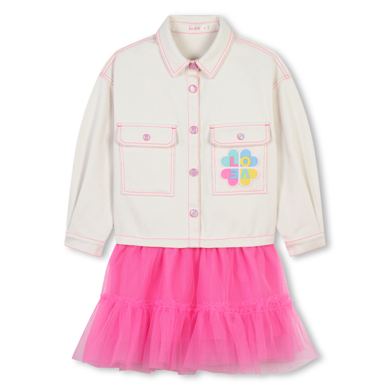 Robe bi-matière BILLIEBLUSH 
                    FILLE