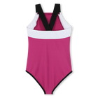 Maillot 1 pi&egrave;ce tricolore DKNY 
                    FILLE