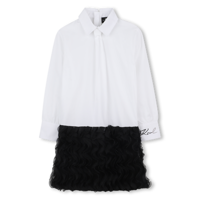Robe à manches longues KARL LAGERFELD KIDS FILLE