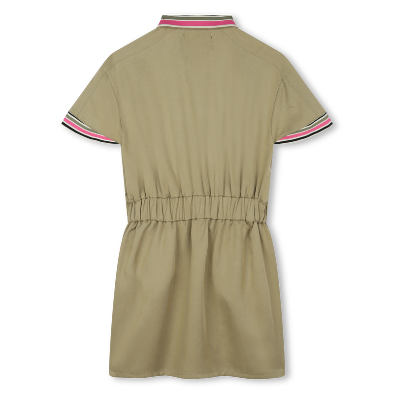 Robe zippée à col à revers KARL LAGERFELD KIDS 
                    FILLE