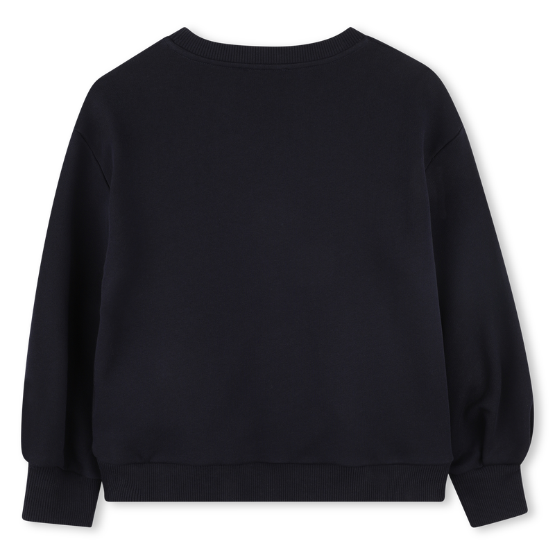 Sweat-shirt court en molleton CHLOE 
                    FILLE