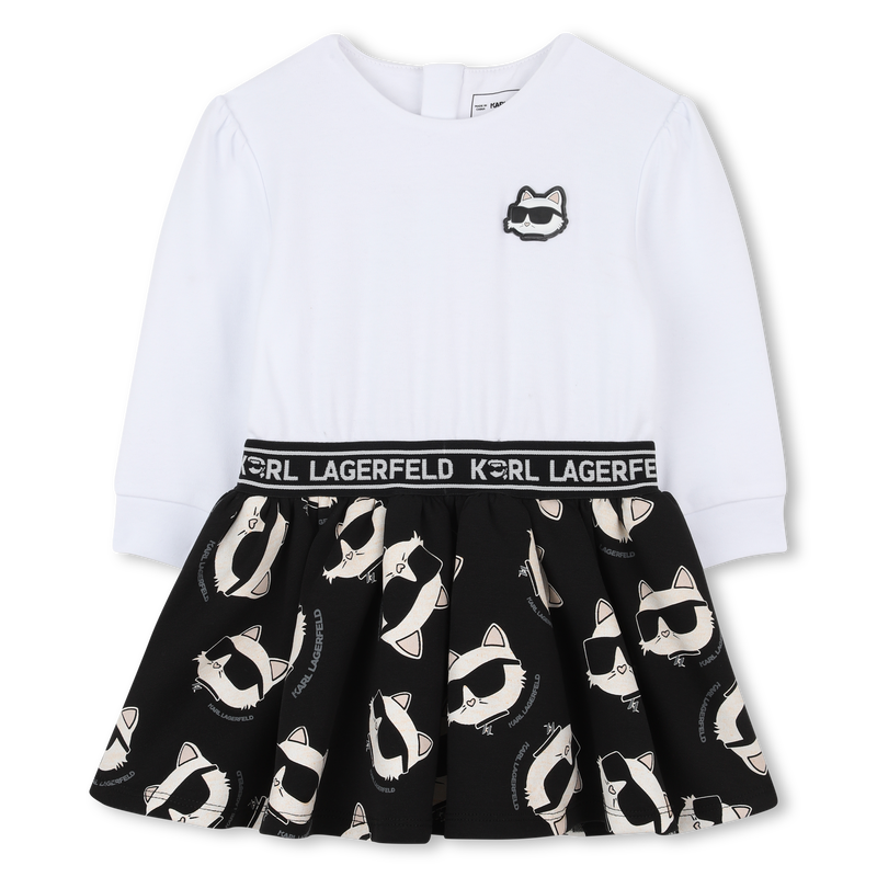 Robe à manches longues KARL LAGERFELD KIDS 
                        FILLE