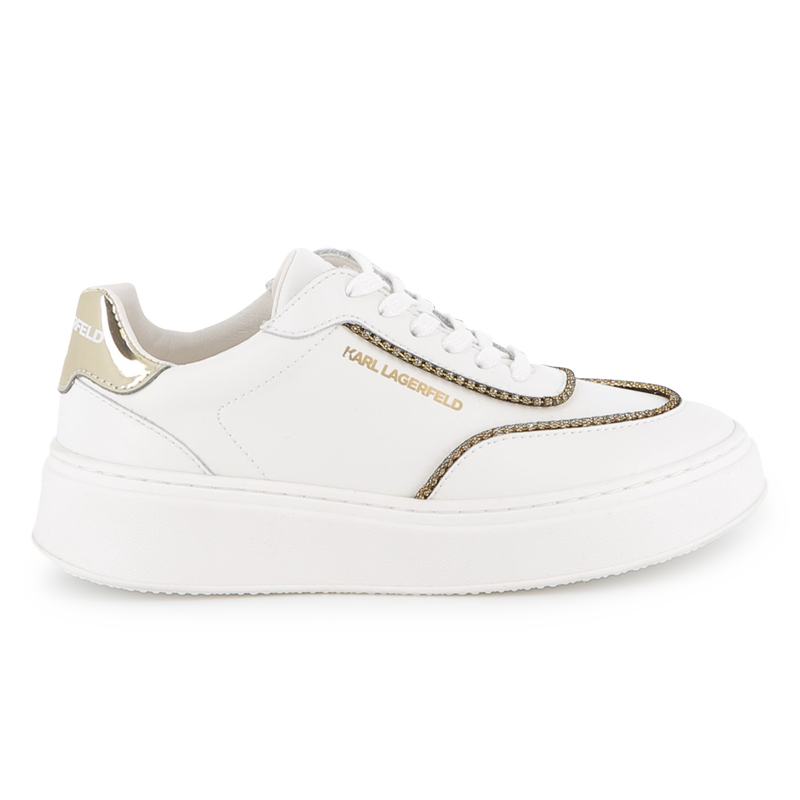 Baskets basse à lacets KARL LAGERFELD KIDS 
                    FILLE