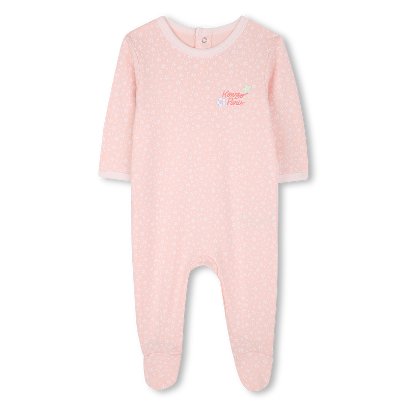 Pyjama pressionné en coton KENZO KIDS 
                    FILLE