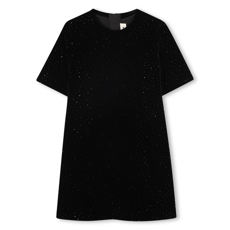 Robe tee-shirt en velours ZADIG & VOLTAIRE 
                    FILLE