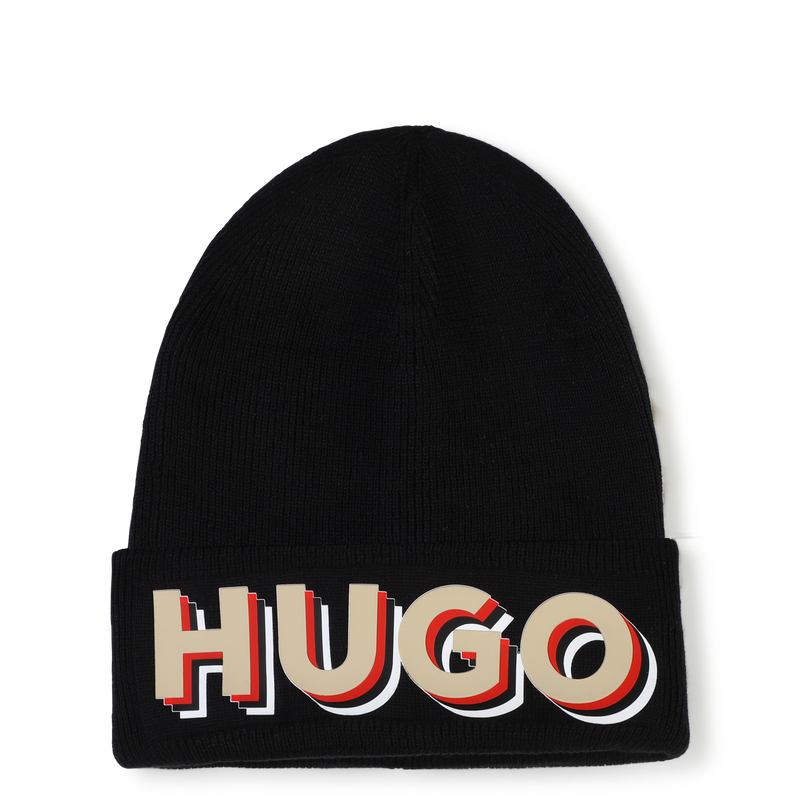 Bonnet à revers en tricot Hugo 
                    GARCON