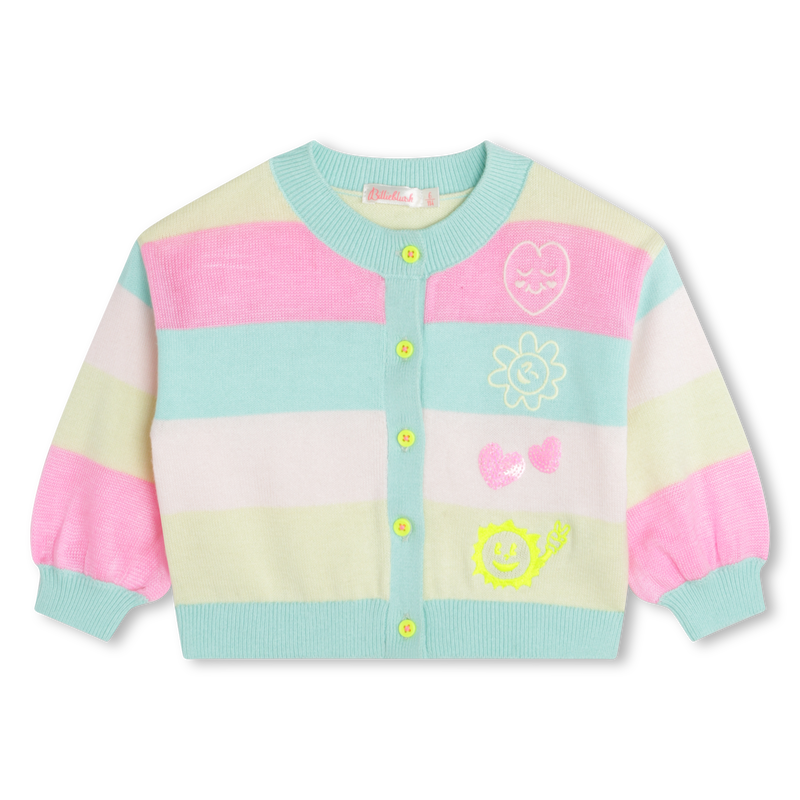 Cardigan en tricot rayé BILLIEBLUSH 
                    FILLE