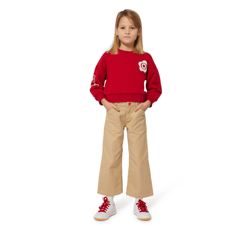 Baskets en cuir avec lacets KENZO KIDS 
                    UNISEXE