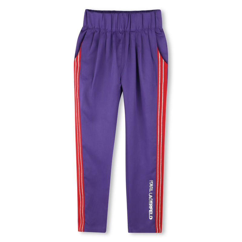 Pantalon de jogging à rayures KARL LAGERFELD KIDS 
                    FILLE