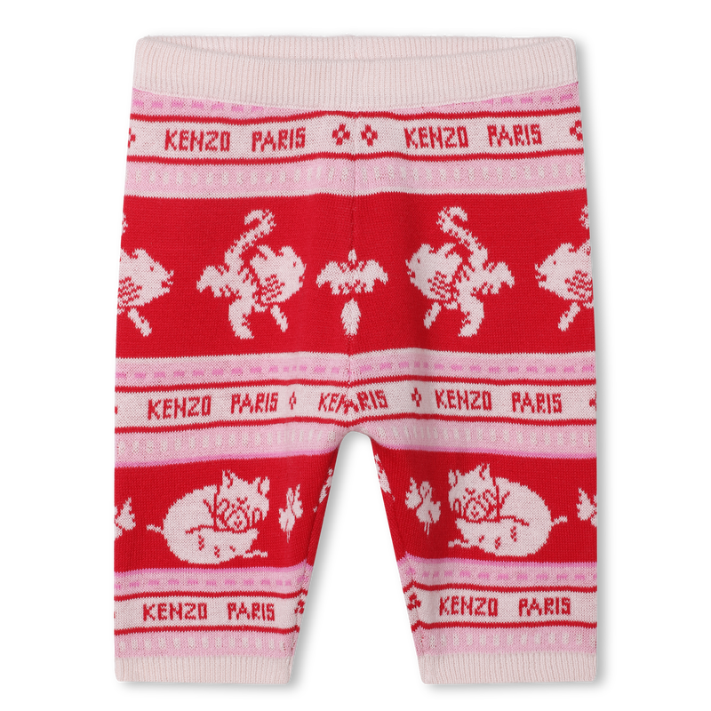 Pull et pantalon tricot coton KENZO KIDS 
                    FILLE