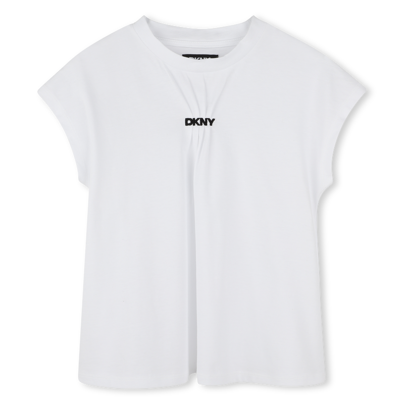 T-shirt fluide en coton DKNY 
                        FILLE