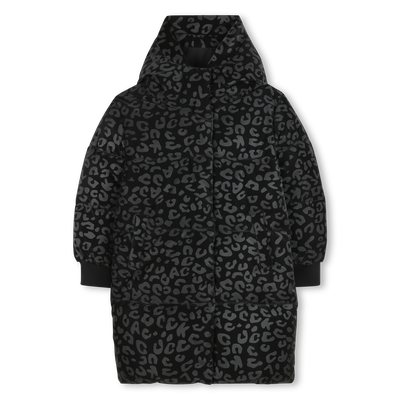 Doudoune longue à capuche KARL LAGERFELD KIDS FILLE