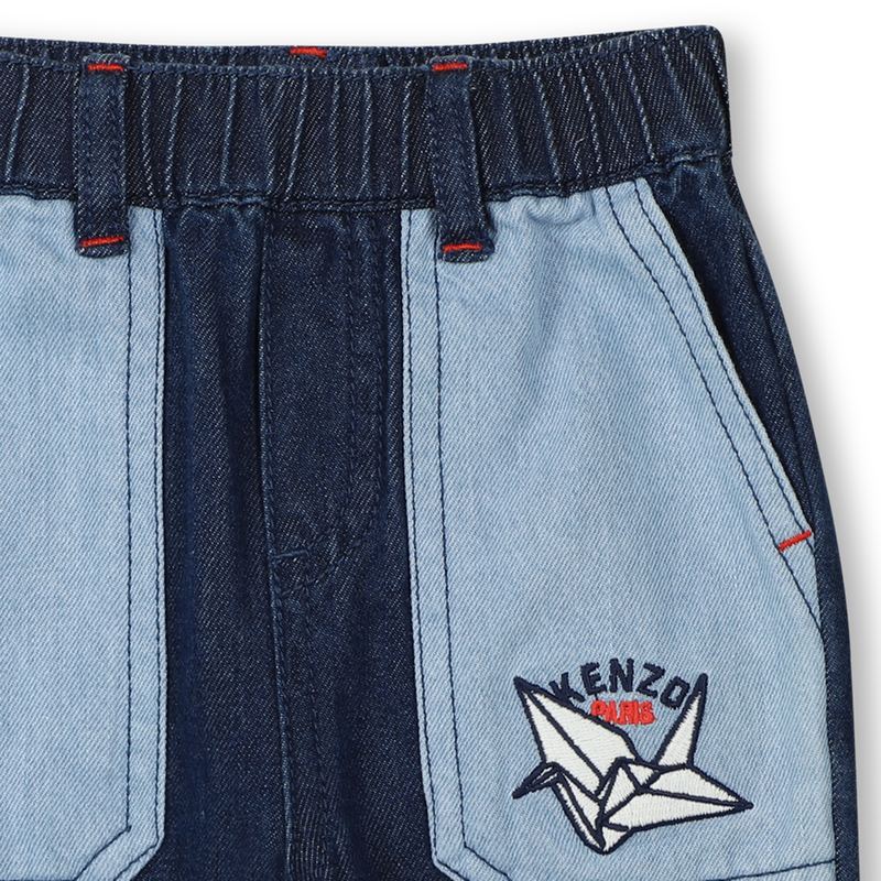 Jean à taille élastiquée KENZO KIDS 
                    GARCON