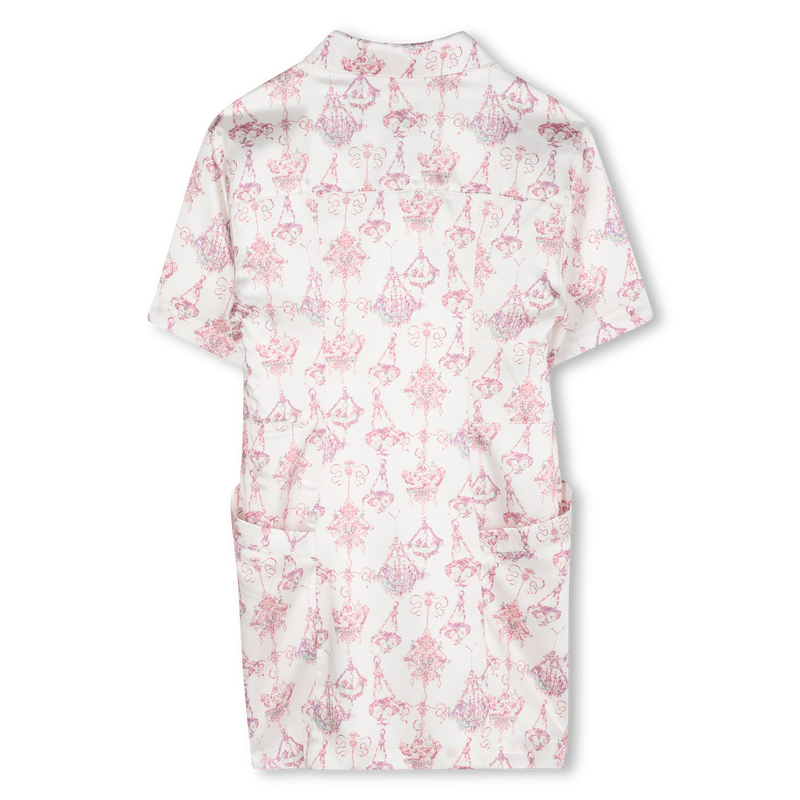 Robe en satin col polo GIVENCHY 
                    FILLE