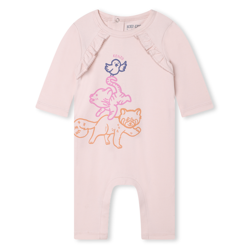 Combinaison imprimée en coton KENZO KIDS 
                    FILLE