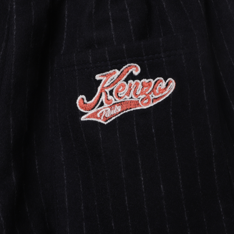 Pantalon rayé en flanelle KENZO KIDS 
                    FILLE