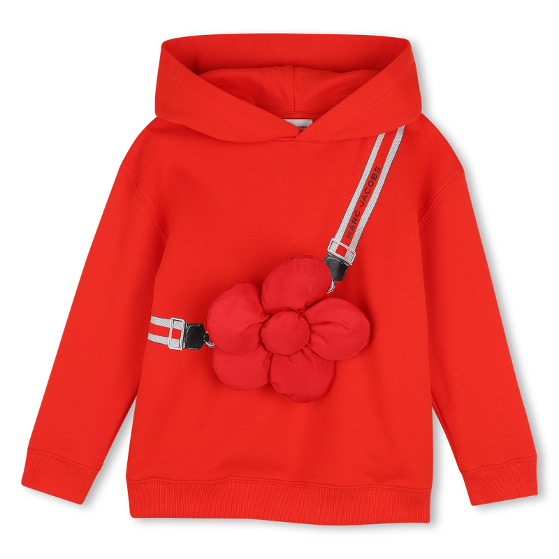 Sweat-shirt &agrave; capuche MARC JACOBS 
                        FILLE