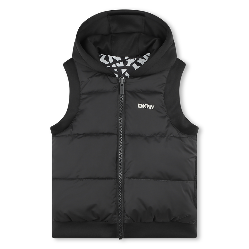Doudoune sans manche à capuche DKNY 
                    UNISEXE
