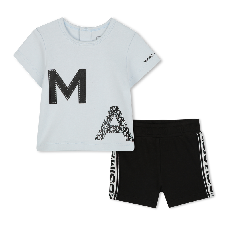 T-shirt et short en coton MARC JACOBS 
                        UNISEXE