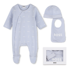 Ensemble pyjama + bavoir + bonnet BOSS 
                    GARCON