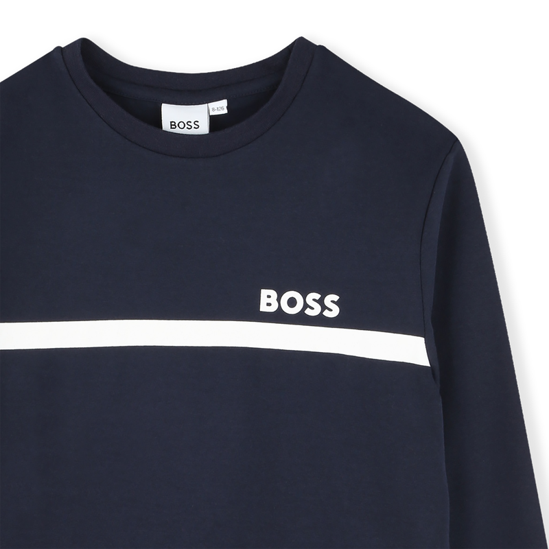 TEE-SHIRT MANCHES LONGUES BOSS 
                        GARCON