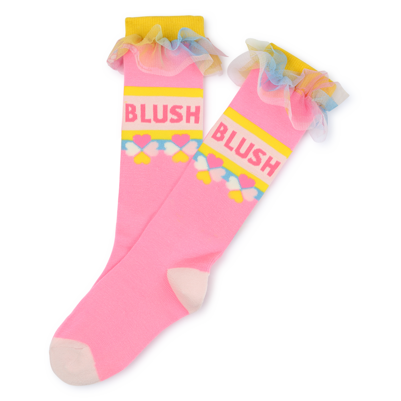 Chaussettes hautes avec volant BILLIEBLUSH 
                    FILLE