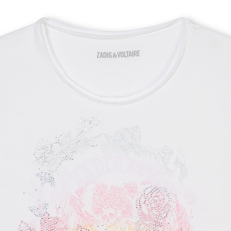 T-shirt avec imprimé et strass ZADIG & VOLTAIRE 
                    FILLE