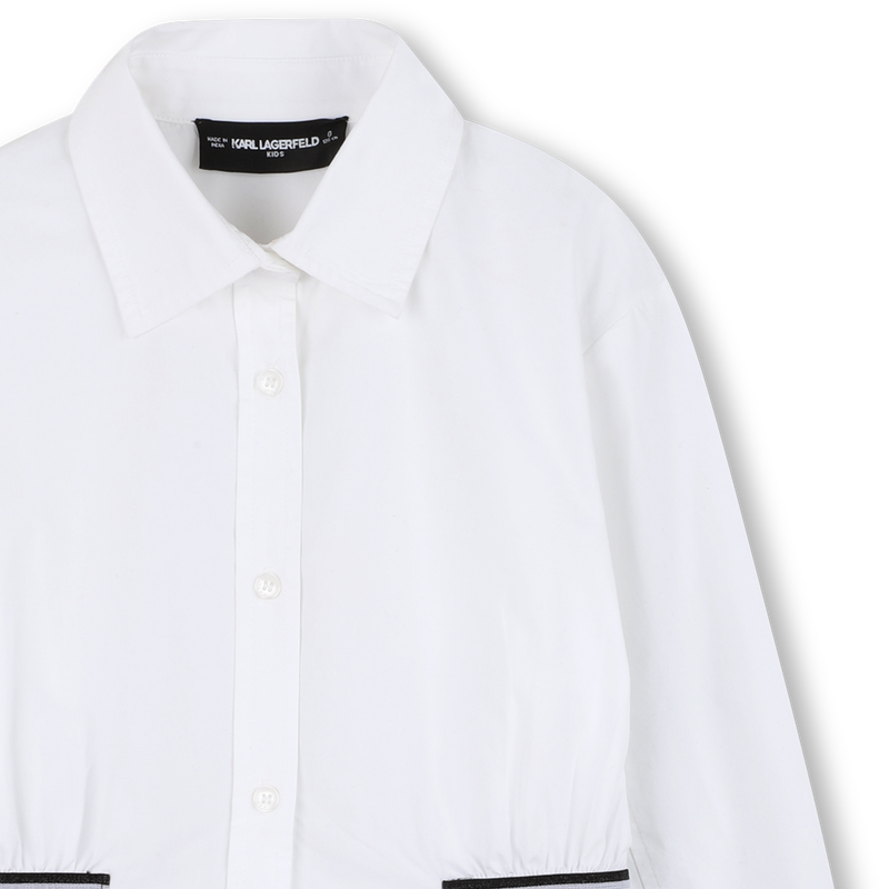 Chemise manches longues KARL LAGERFELD KIDS 
                    FILLE