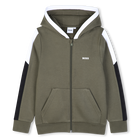 Cardigan &agrave; capuche, OLIVE NIGHT, hi-res